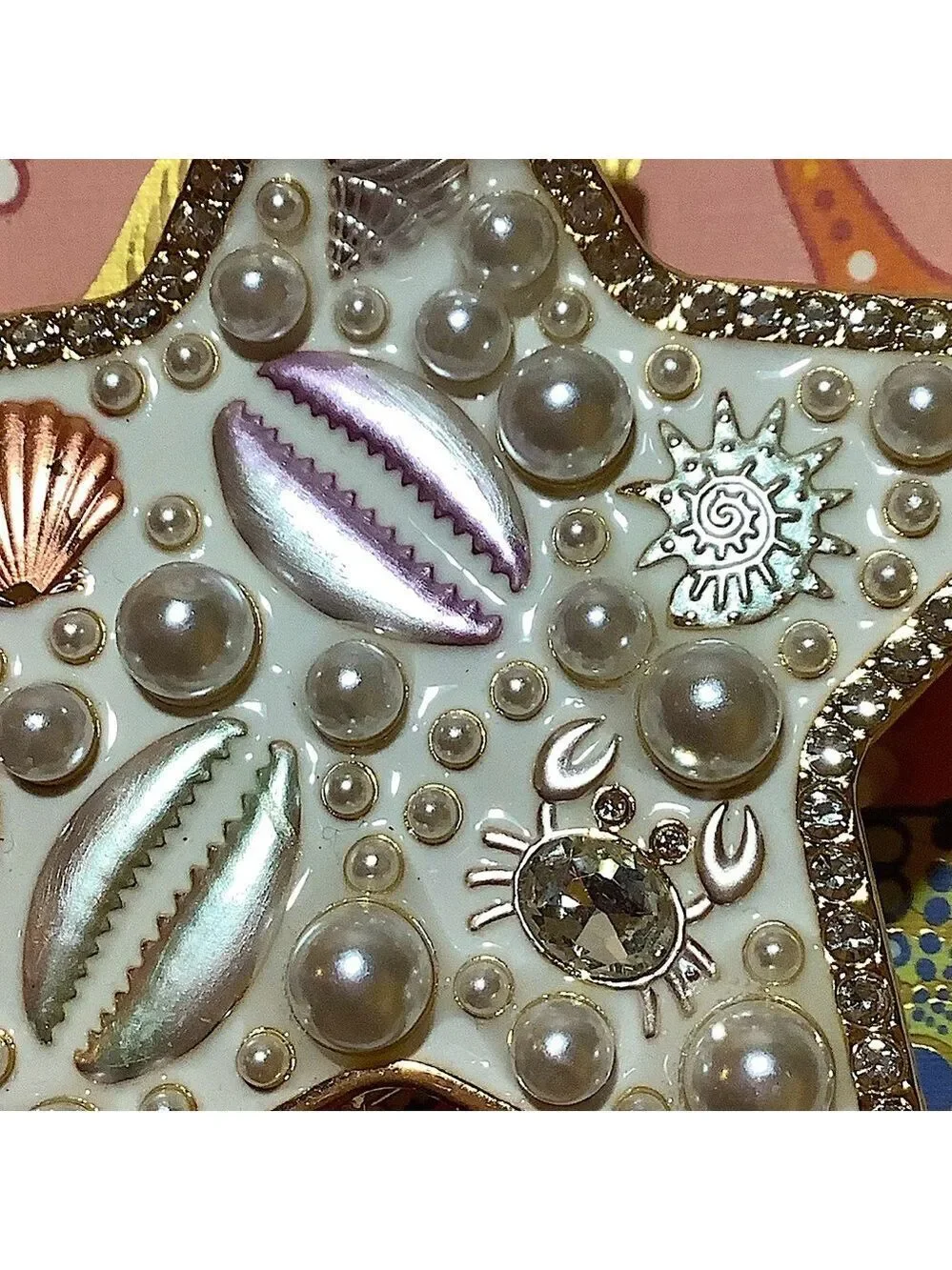 Starfish Shaped Hair Claw Clip By Piper K New
